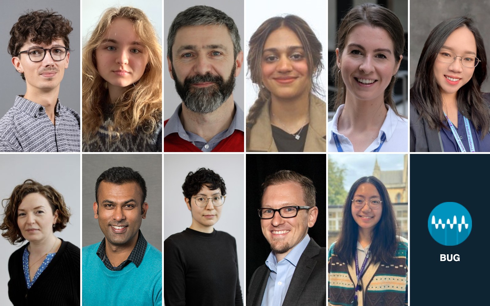 Montage of current members of the Biomedical Ultrasound Group